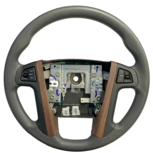 غربیلک فرمان کروز پلاس مدل بدون چرم طرح چوب مناسب برای پارس