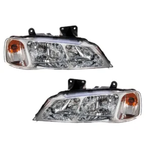 چراغ جلو کروز پلاس مدل لامپ دار کریستالی مناسب برای پژو پارس بسته دو عددی