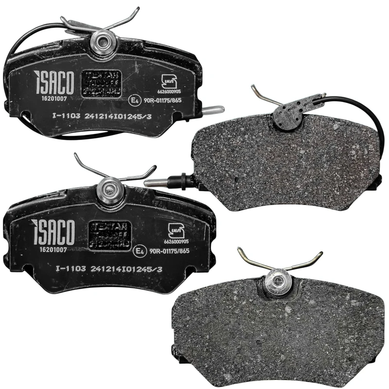 لنت ترمز چرخ جلو ایساکو مدل Tex.Tar دو جفت مناسب برای وانت آریسان ۱ ، سمند