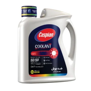 ضدیخ و ضدجوش آماده مصرف 50 به 50 کاسپین مدل کولانت حجم 3.7 لیتر