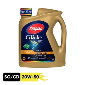 روغن موتور خودرو دوگانه سوز کاسپین مدل SG/CD 20W50 CNG حجم 4 لیتر