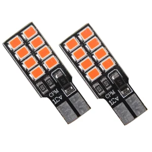 لامپ خودرو کاسپین مدل SUPER LED 16CHIP RED بسته دو عددی