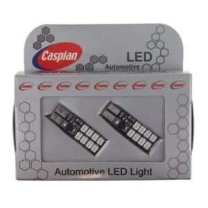 لامپ خودرو کاسپین مدل SUPER LED 16CHIP BLUE بسته دو عددی - Image 2