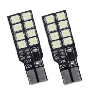 لامپ خودرو کاسپین مدل SUPER LED 16CHIP ICE BLUE بسته دو عددی