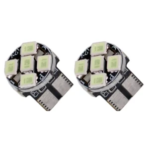 لامپ خودرو کاسپین مدل SUPER LED 5CHIP ICE BLUE بسته دو عددی