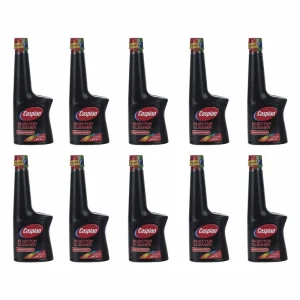 مکمل تمیز کننده سیستم سوخت خودرو کاسپین کد 02 حجم 230 میلی لیتر بسته 10 عددی