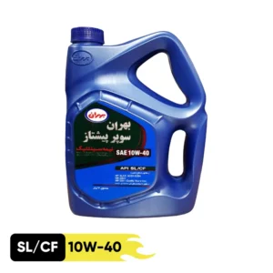 روغن موتور خودرو بهران مدل سوپر پیشتاز 10W40 SL حجم 4 لیتر