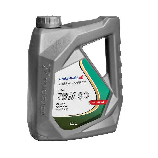 روغن گیربکس دستی نفت پارس مدل EP 75W-90 حجم 2.5 لیتر