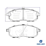 لنت ترمز جلو لنت پارس کد 21561 مناسب برای نیسان ماکسیما اتوماتیک - Image 4