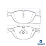 لنت ترمز جلو لنت پارس مدل 25045 مناسب برای بی ام دبلیو 528i - Image 4