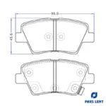 لنت ترمز عقب لنت پارس مدل PL80155 مناسب برای دنا پلاس - Image 5