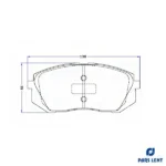 لنت ترمز جلو لنت پارس مدل 80138 مناسب برای هیوندای ix35 - Image 5