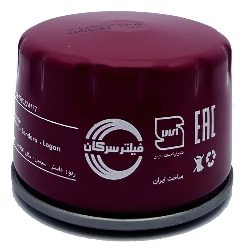 3ca02b073b2fdcaa75a729f682b355d442be594a_1749593604 فیلتر روغن خودرو سرکان مدل SF 7798 مناسب برای رنو سیمبل - Image 1