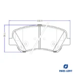 لنت ترمز جلو لنت پارس مدل 25692 مناسب برای هیوندای ولستر - Image 4