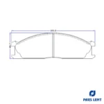لنت ترمز جلو لنت پارس کد 21347 مناسب برای پیکاپ ریچ - Image 7