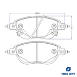 لنت ترمز جلو لنت پارس کد 80203 مناسب برای فردا موتور FMC T5 - Image 6