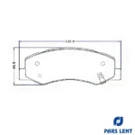 لنت ترمز جلو لنت پارس مدل 80134 مناسب برای دانگ فنگ H30 کراس - Image 8