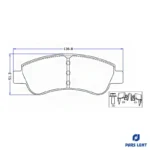 لنت ترمز جلو لنت پارس کد 23954 مناسب برای ایران خودرو تارا V4 - Image 8